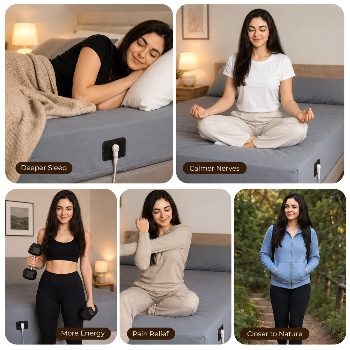 GroundingRhythm™ Fitted Sheet